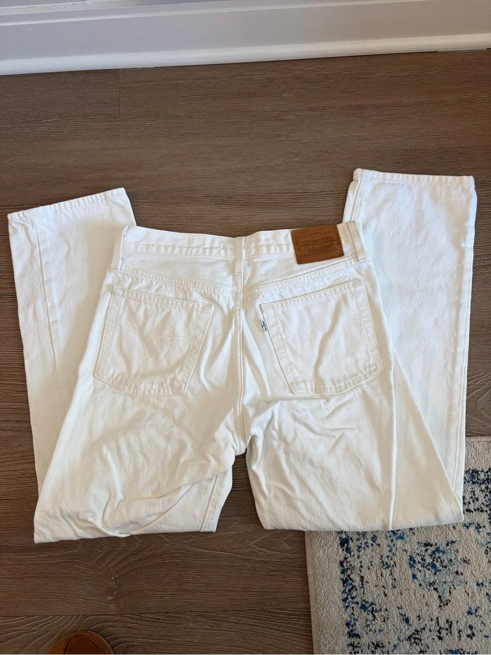 Levi's Women's Straight Leg Jeans in White